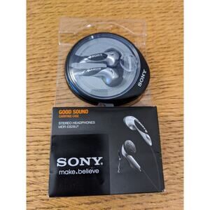 Vintage Sony Walkman Stereo Headphones MDR-E828LP Earbuds Earphones New In Box
